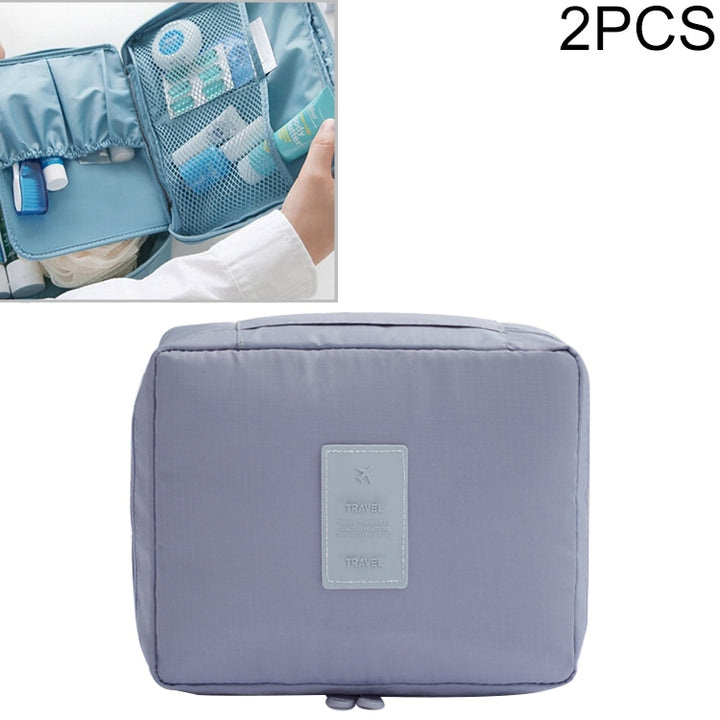 2 PCS Waterproof Make Up Bag Travel Organizer for Toiletries Kit