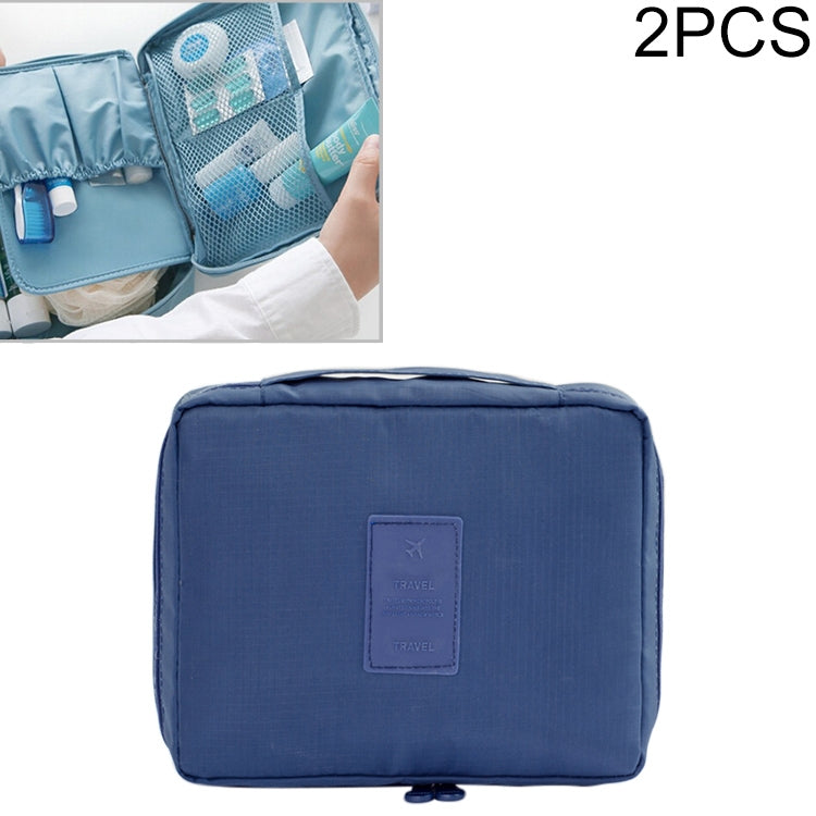 2 PCS Waterproof Make Up Bag Travel Organizer for Toiletries Kit