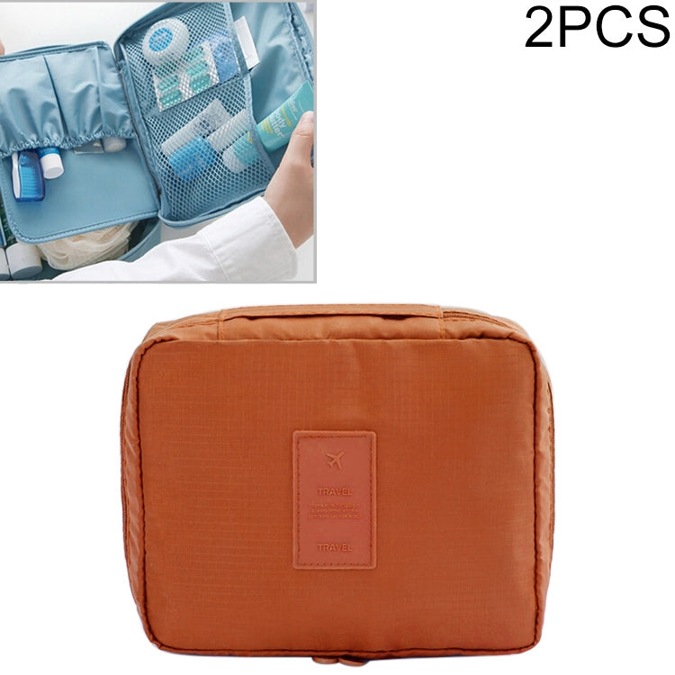 2 PCS Waterproof Make Up Bag Travel Organizer for Toiletries Kit