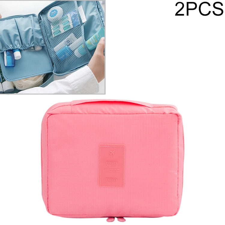 2 PCS Waterproof Make Up Bag Travel Organizer for Toiletries Kit