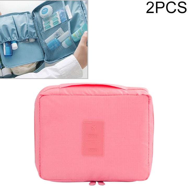 2 PCS Waterproof Make Up Bag Travel Organizer for Toiletries Kit