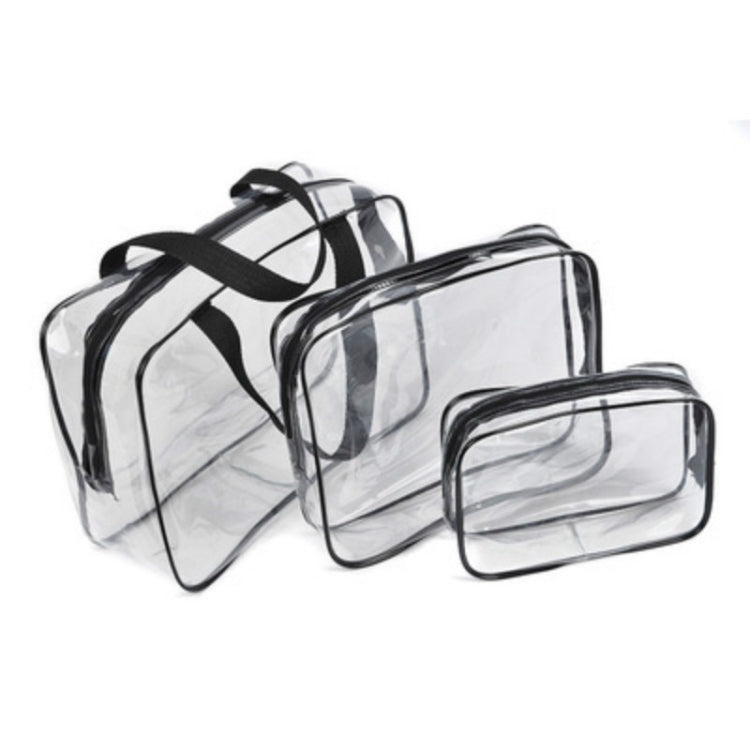 Transparent PVC Bags Travel Organizer Clear Makeup Bag Pouch Wash Bags