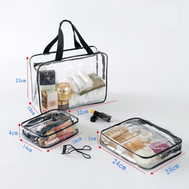 Transparent PVC Bags Travel Organizer Clear Makeup Bag Pouch Wash Bags