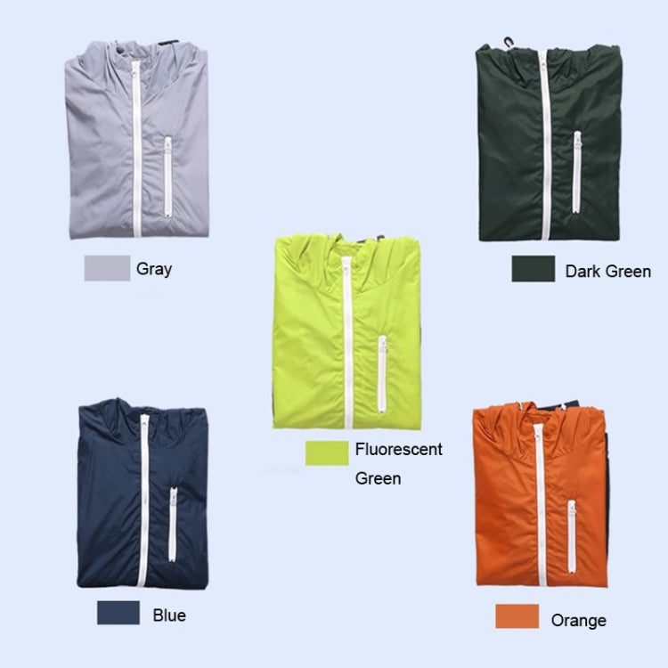 Trendy Unisex Sports Jackets Hooded Windbreaker Thin Sun-protective Sportswear Outwear, M, L, XL, XXL, XXXL