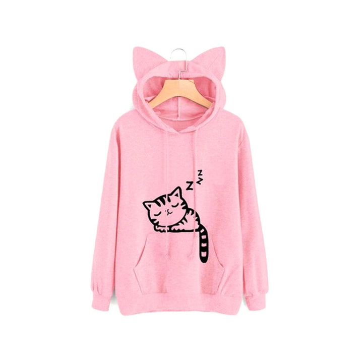 Cute Fashion Outdoor Sports Women Hoodies Sportswear, S, M, L, XL