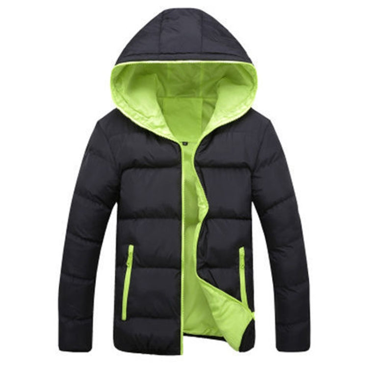 Stylish Slim Men Hooded Cotton Coat, M, L, XL, XXL, XXXL, XXXXL