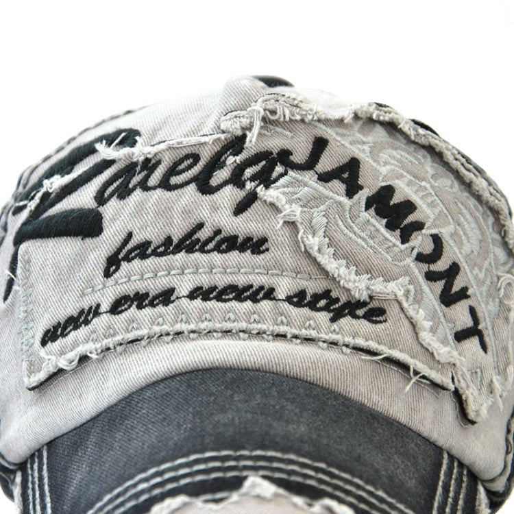 JAMONT 12970 Tiger Head Pattern Sun Hat Embroidery Baseball Cap Cotton Outdoor Leisure Cap, One Size