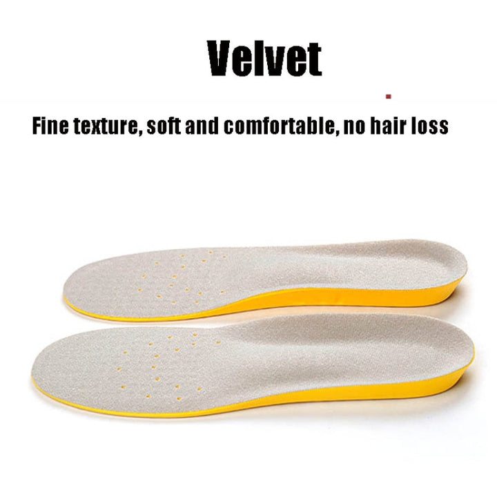 Shock Absorption Thickening Slow Rebound Soft and Comfortable Wicking Insole, S, M, L