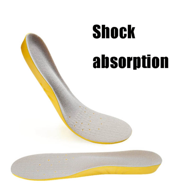 Shock Absorption Thickening Slow Rebound Soft and Comfortable Wicking Insole, S, M, L