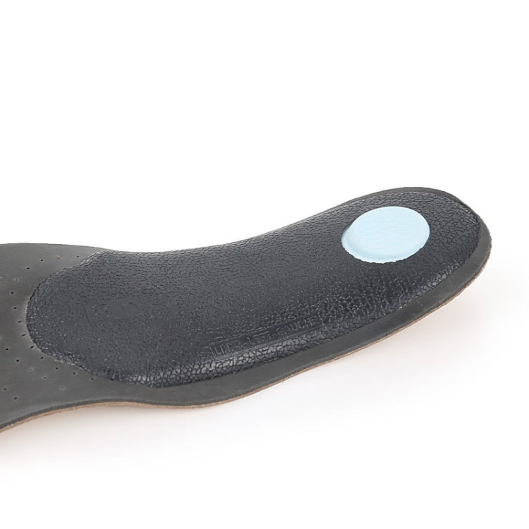 1 Pair Breathable Sweat-Absorbing And Shock-Absorbing Leather Arch Correction Insole, 35-36, 37-38, 39-40, 41-42, 43-44, 45-46