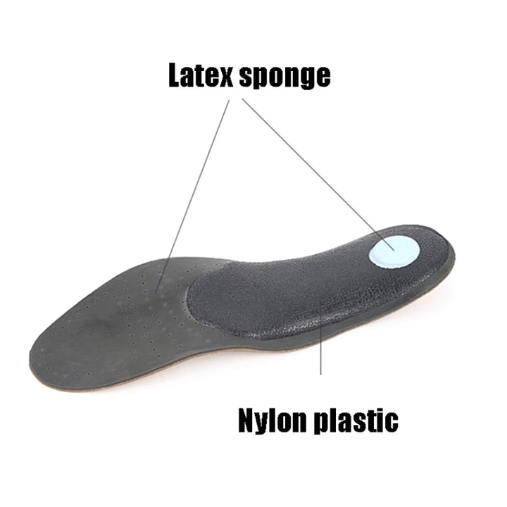 1 Pair Breathable Sweat-Absorbing And Shock-Absorbing Leather Arch Correction Insole, 35-36, 37-38, 39-40, 41-42, 43-44, 45-46