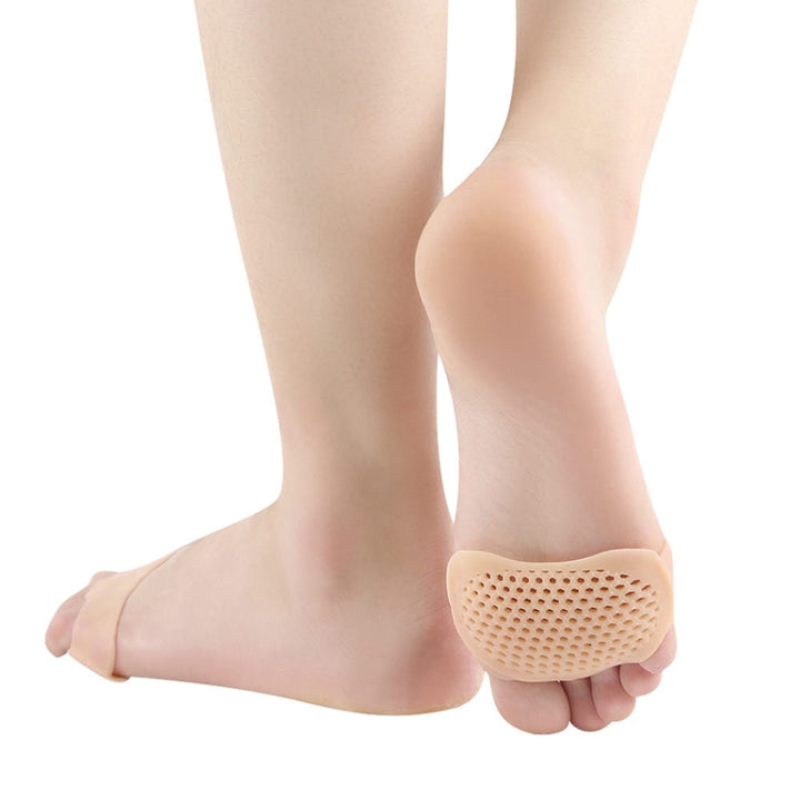 5 Pairs High Heels Honeycomb Sleeve Breathable Anti-Pain Forefoot Pad, Random Color Delivery