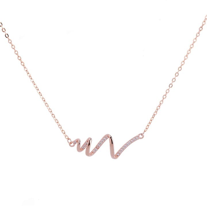 S925 Sterling Silver Necklace Women ECG Accessory Necklace