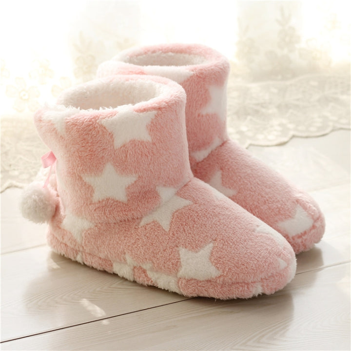 Winter Thick Bottom Home Boots Cotton Slippers For Women, 36-37, 38-39, 40-41