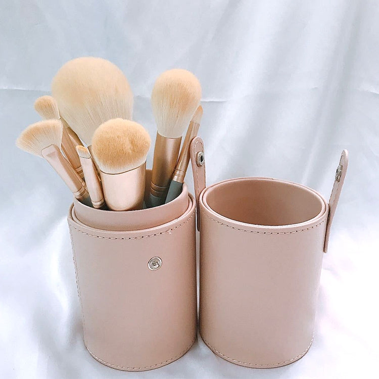 10 PCS / Set Makeup Brush Corn Silk Fiber Hair Loose Powder Brush Face And Eye Makeup Brush, Without Bag, With Blue Bag, With Silver Bag, With Gray Bag, With Pink Cylinder, With Green Cylinder, With Pink Zipper Bag