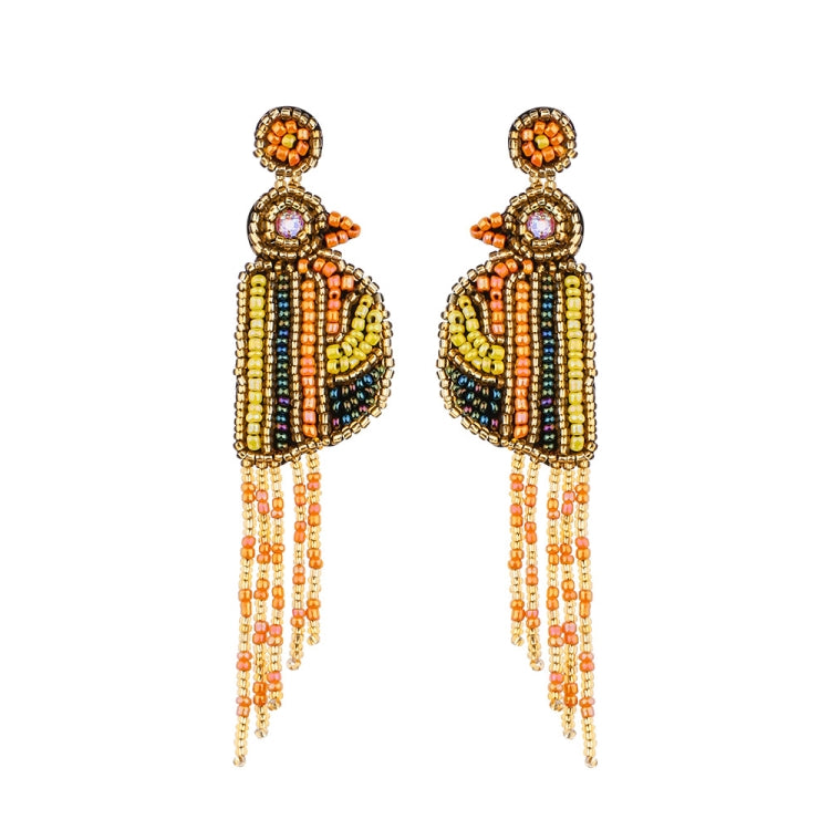 Ethnic Earrings Handmade Beaded Bohemian Tassel Earrings, Red E68671, Green E68671, Black E68671, Red E68694, Orange E68694, Black E68694, Blue E68698, Red E68698, Black E68698, White E68698, Purple E68796, Red E68796, Golden E68796, Dark gray E68796