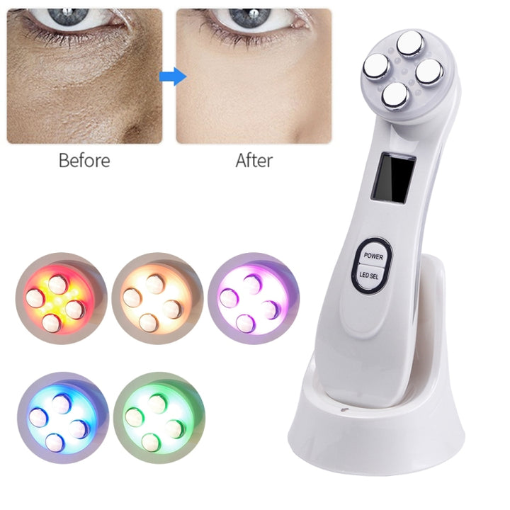 Radio Mesotherapy Electroporation Face Beauty Pen Radio Frequency LED Photon Face Skin Rejuvenation Remover Wrinkle