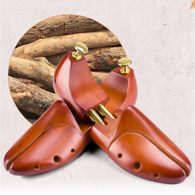 1 Pair Solid Wood Retractable Shoe Last Adjustable Shoe Supporter Shaping Moisture-Proof Shoe Support, 37-38, 39-40, 41-42, 43-44, 45-46