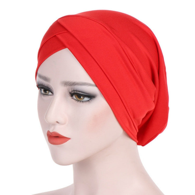 Modal Stretch Cloth Forehead Cross Headscarf Cap Chemotherapy Cap