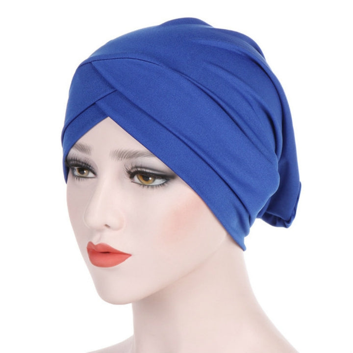 Modal Stretch Cloth Forehead Cross Headscarf Cap Chemotherapy Cap