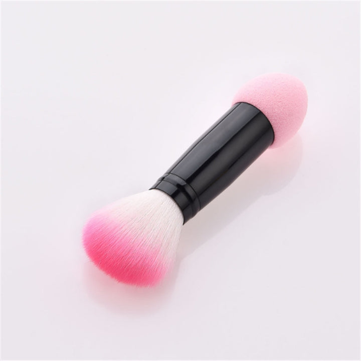 3 PCS Double-head Makeup Brush Powder Puff Loose Powder Makeup Tool