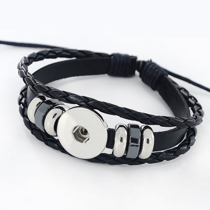 Constellations Couple Retro Weave Bracelets Leather Beads Bangle Bracelet, Taurus, Cancer, Capricornus, Sagittarius, Leo, Pisces, Gemini, Aquarius, Libra, Aries, Scorpio, Virgo