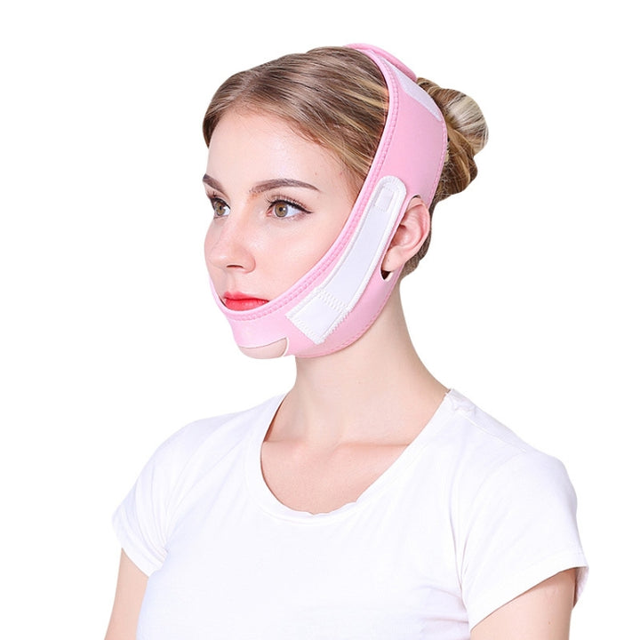 Enhanced Version For Men And Women Face-Lifting Bandage V Face  Double Chin Shaping Face Mask, 098 Pink Yellow, 098 Pink White, 074 Skin Tone, 076 M Size, 076 L Size, 090 With Hole, 090 Without Hole, 091 Orange, 072 Pink, 072 White, 073 Pink, 073 White