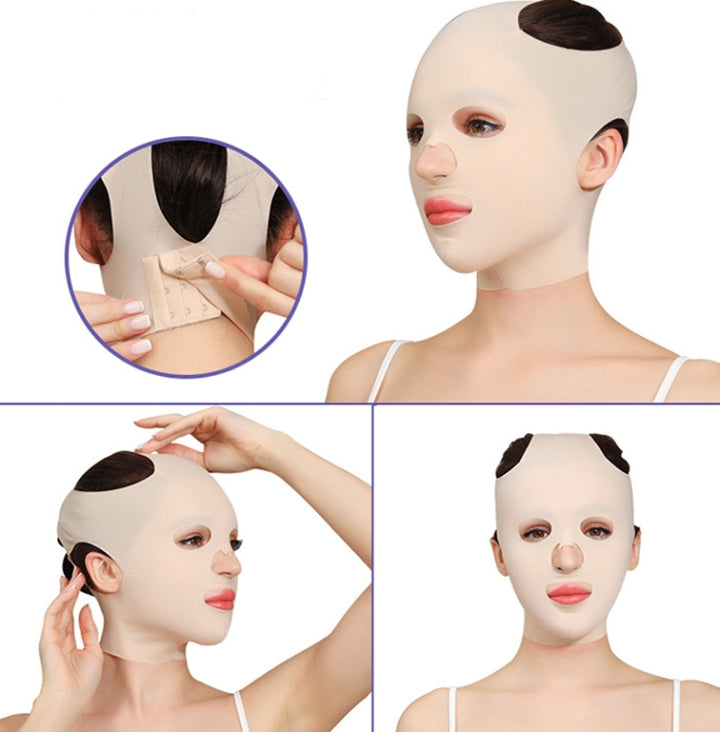 Enhanced Version For Men And Women Face-Lifting Bandage V Face  Double Chin Shaping Face Mask, 098 Pink Yellow, 098 Pink White, 074 Skin Tone, 076 M Size, 076 L Size, 090 With Hole, 090 Without Hole, 091 Orange, 072 Pink, 072 White, 073 Pink, 073 White