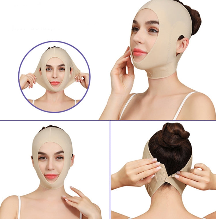 Enhanced Version For Men And Women Face-Lifting Bandage V Face  Double Chin Shaping Face Mask, 098 Pink Yellow, 098 Pink White, 074 Skin Tone, 076 M Size, 076 L Size, 090 With Hole, 090 Without Hole, 091 Orange, 072 Pink, 072 White, 073 Pink, 073 White