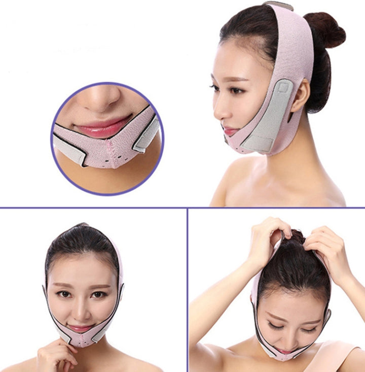 Enhanced Version For Men And Women Face-Lifting Bandage V Face  Double Chin Shaping Face Mask, 098 Pink Yellow, 098 Pink White, 074 Skin Tone, 076 M Size, 076 L Size, 090 With Hole, 090 Without Hole, 091 Orange, 072 Pink, 072 White, 073 Pink, 073 White