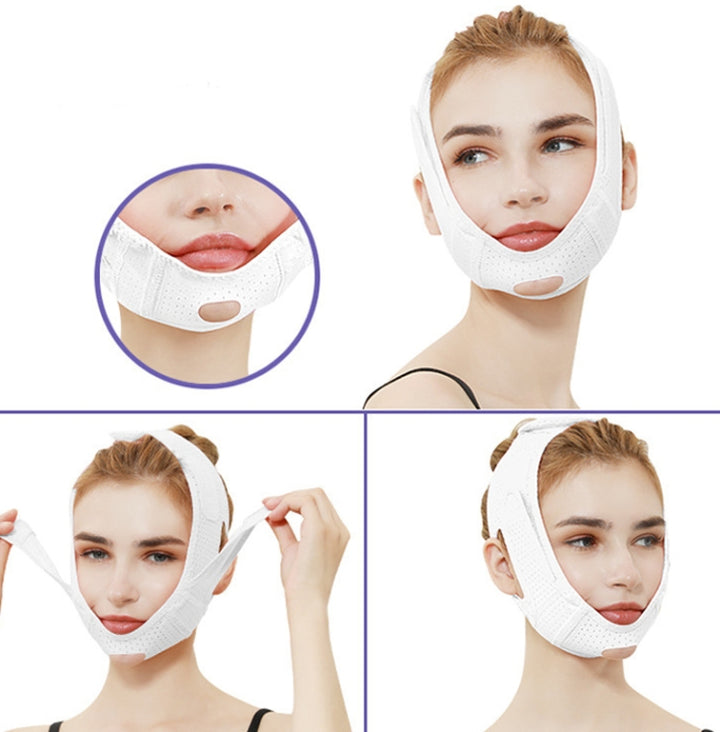 Enhanced Version For Men And Women Face-Lifting Bandage V Face  Double Chin Shaping Face Mask, 098 Pink Yellow, 098 Pink White, 074 Skin Tone, 076 M Size, 076 L Size, 090 With Hole, 090 Without Hole, 091 Orange, 072 Pink, 072 White, 073 Pink, 073 White