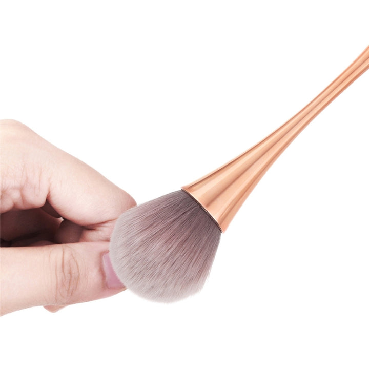 Single Small Waist Makeup Brush Nail Powder Dust Blush Loose Powder Brush, Specification: Pink Green Gradient Rod, Pink Green Gradient Rod, Red Rod Red Hiar, Golden Rod Color Hair, Golden Rod Brown Hair, Black Rod Brown Hair, Pink Rod Pink Hair