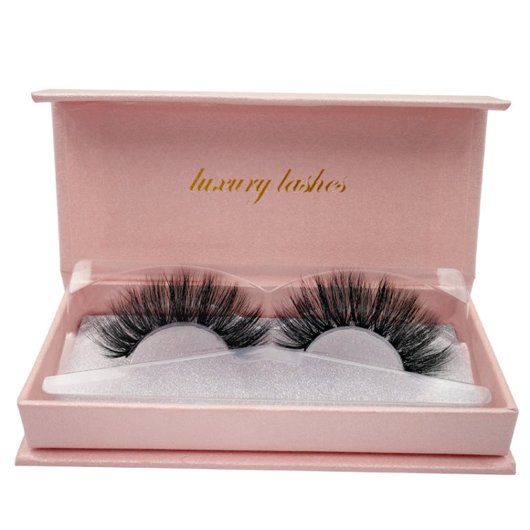 1 Pair Set 3D Mink Eyelashes Natural Thick False Eyelashes, #60, #61, #62, #66, #67, #68, #69