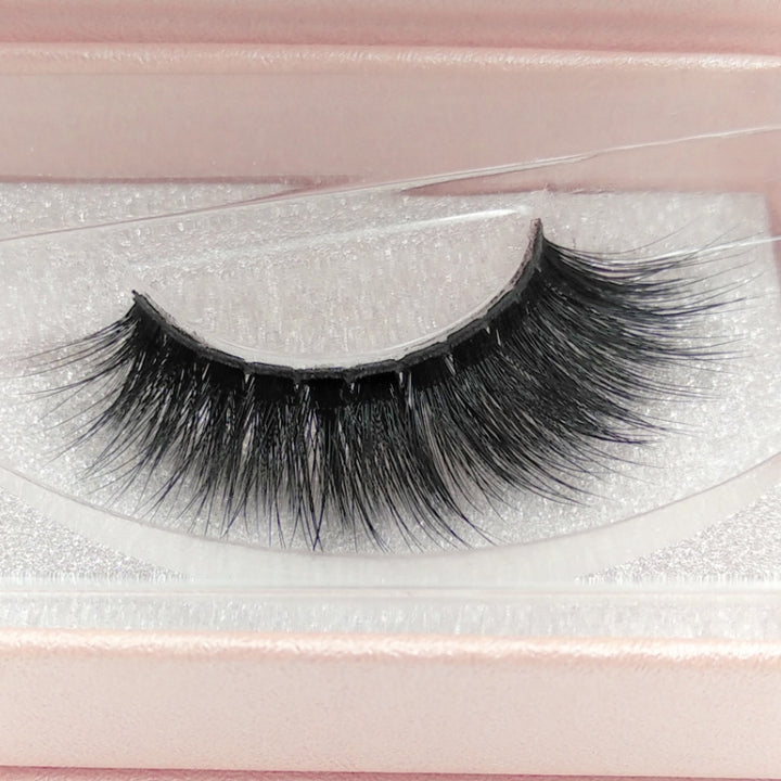 1 Pair Set 3D Mink Eyelashes Natural Thick False Eyelashes, #60, #61, #62, #66, #67, #68, #69