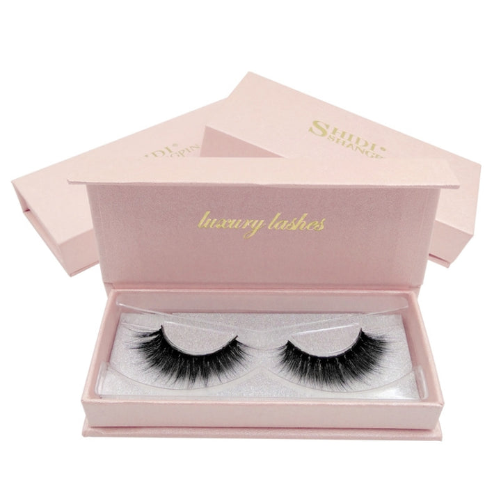 1 Pair Set 3D Mink Eyelashes Natural Thick False Eyelashes, #60, #61, #62, #66, #67, #68, #69