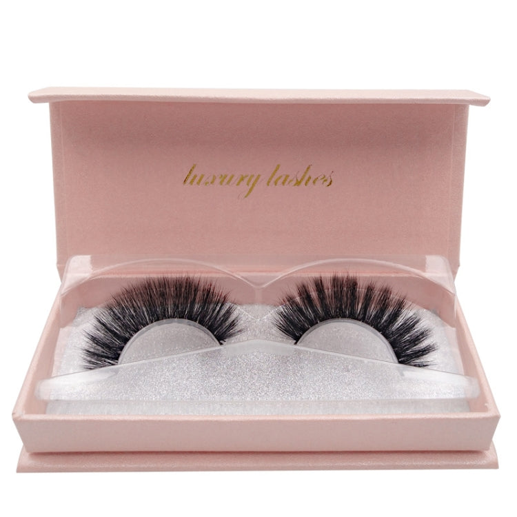 1 Pair Set 3D Mink Eyelashes Natural Thick False Eyelashes, #60, #61, #62, #66, #67, #68, #69