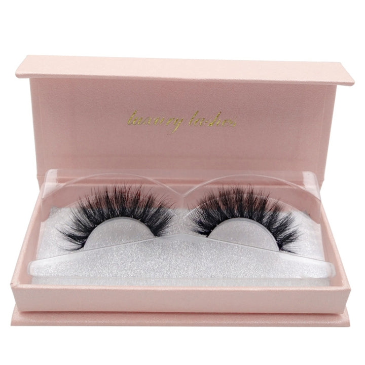 1 Pair Set 3D Mink Eyelashes Natural Thick False Eyelashes, #60, #61, #62, #66, #67, #68, #69