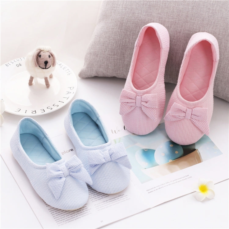 Bow Confinement Shoes Indoor Home Confinement Shoes Non-Slip Floor Bag Heel Slippers, 35-36, 37-38, 39-40