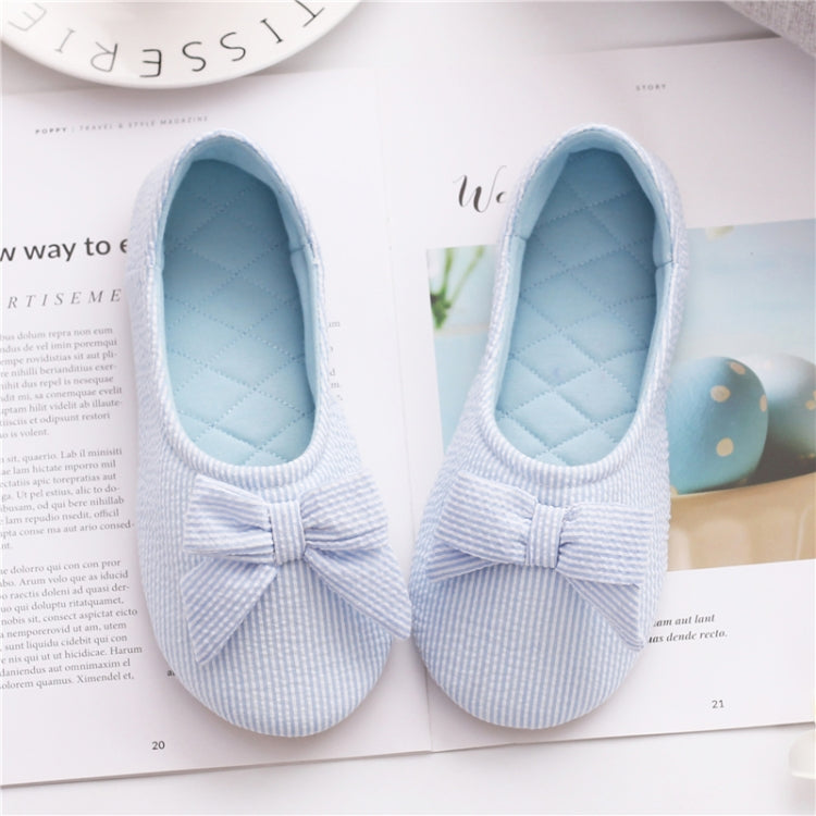 Bow Confinement Shoes Indoor Home Confinement Shoes Non-Slip Floor Bag Heel Slippers, 35-36, 37-38, 39-40