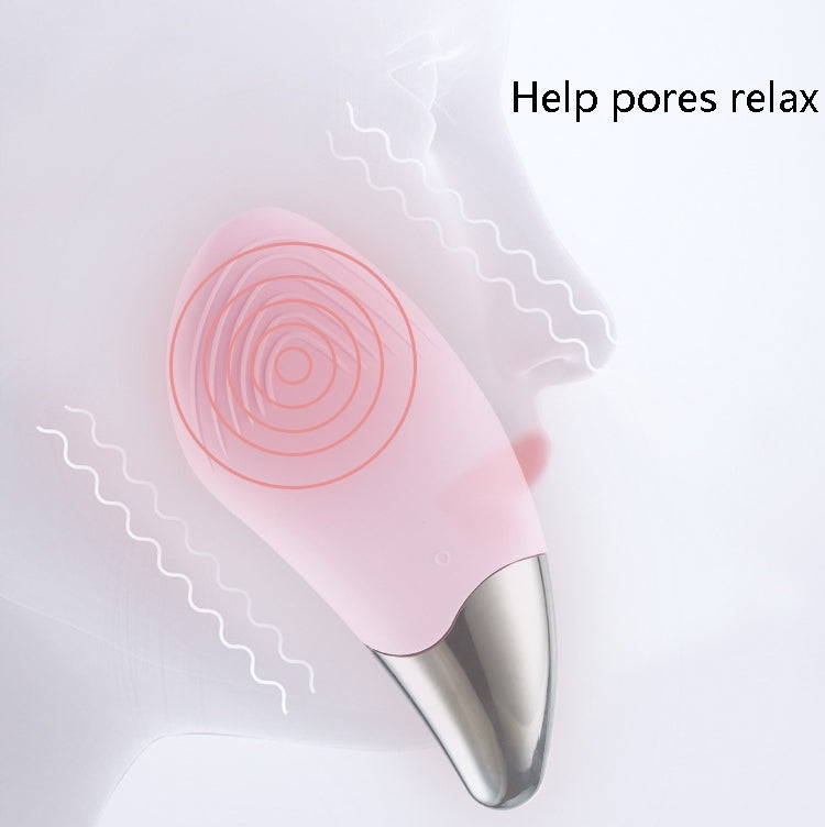 Ultrasonic Vibration Facial Cleansing Apparatus Multifunctional Electric Facial Washing Brush, Green (With Cold Compress Function), Red (With Cold Compress Function), Blue (With Cold Compress Function), Pink (With Cold Compress Function)