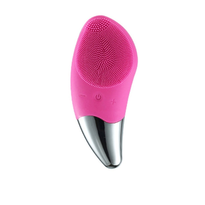 Ultrasonic Vibration Facial Cleansing Apparatus Multifunctional Electric Facial Washing Brush, Green (With Cold Compress Function), Red (With Cold Compress Function), Blue (With Cold Compress Function), Pink (With Cold Compress Function)