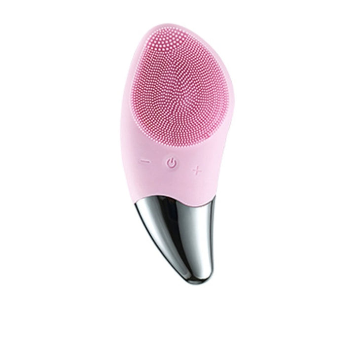 Ultrasonic Vibration Facial Cleansing Apparatus Multifunctional Electric Facial Washing Brush, Green (With Cold Compress Function), Red (With Cold Compress Function), Blue (With Cold Compress Function), Pink (With Cold Compress Function)