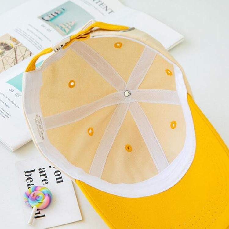 C0408 Spring Smiley Pattern Baby Peaked Cap Sunscreen Shade Baseball Hat, 48-52cm