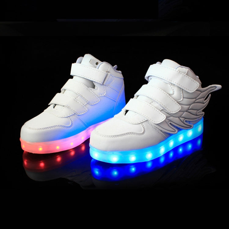 Children Colorful Light Shoes LED Charging Luminous Shoes, 25, 26, 27, 28, 29