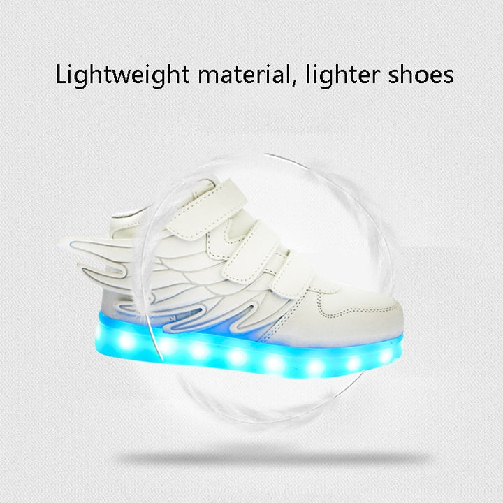 Children Colorful Light Shoes LED Charging Luminous Shoes, 25, 26, 27, 28, 29