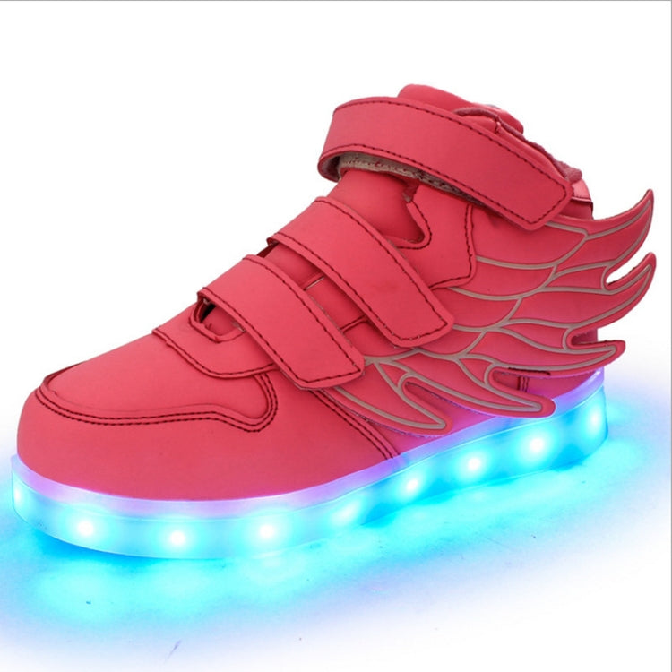 Children Colorful Light Shoes LED Charging Luminous Shoes, 25, 26, 27, 28, 29