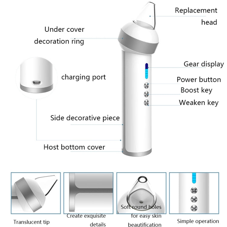 QY208 Facial Cleansing Blackhead Pore Cleaner