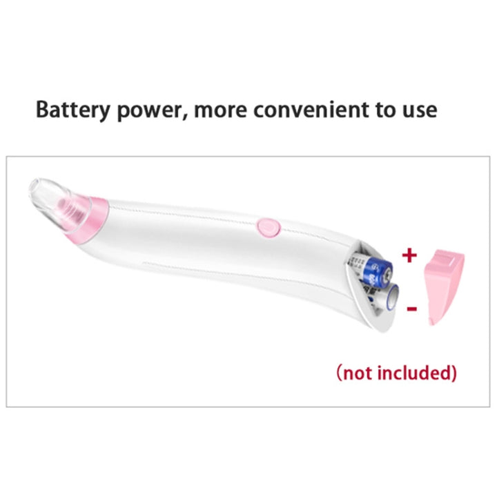 HD-2139 Blackhead Suction Device Pore Cleaner Face Cleaning Beauty Device, White, Pink