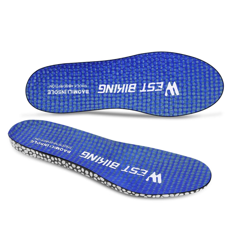 WEST BIKING Bicycle Riding Insole Sports Slow Shock PU Comfortable Insole, 37-38, 39-40, 41-42, 43-44