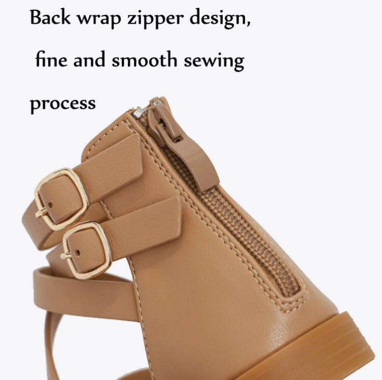 Ladies Summer Strappy Cross Sandals Roman Style Low-Heeled Retro Shoes, 36, 37, 38, 39, 40, 41, 42